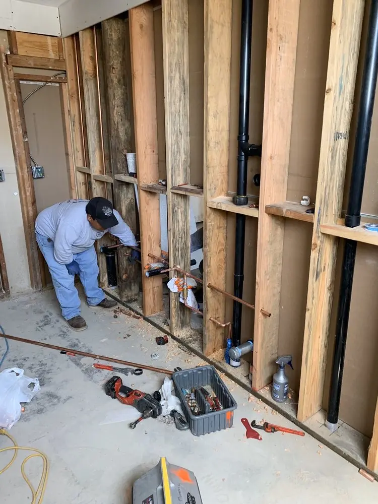 Commercial rough-in plumbing for Commercial Plumbing in Chapel Hill